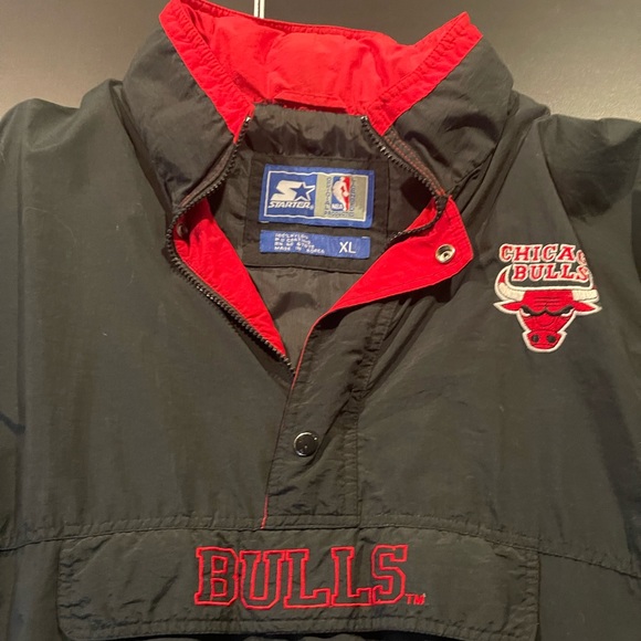Vintage OG Chicago Bulls Starter Jacket from the 1990’s XL. Beautiful Condition - Picture 2 of 7
